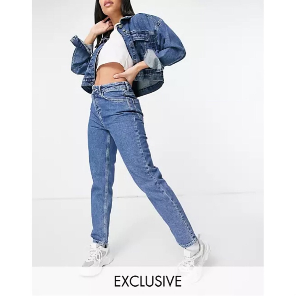 ASYOU 90's straight jeans in blue